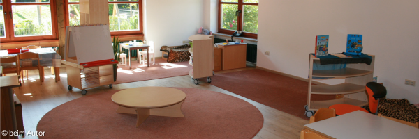 Kaminzimmer wird Kindergarten