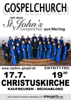 Plakat Gospelchurch 