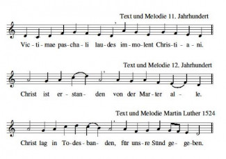 Christ lag in Todesbanden Melodievergleich