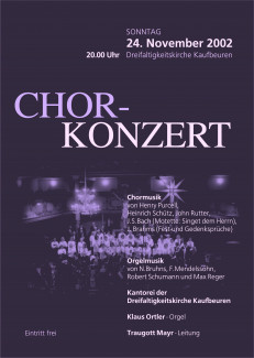 Chorkonzert 2002