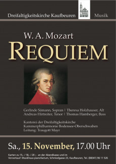 Mozart Requiem Plakat