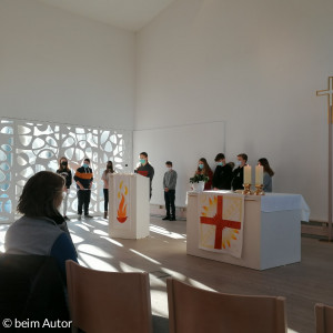 Ein Gottesdienst von Konfis gestaltet ......